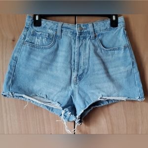 High-Waisted Denim Shorts